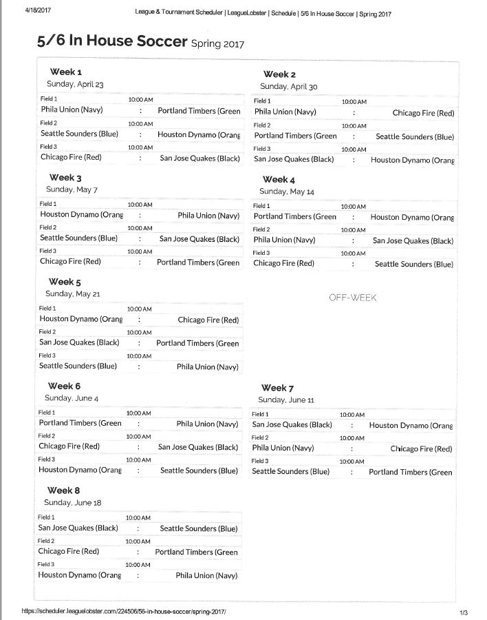 5-6 InHouse Schedule